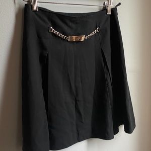 Vintage Celine Paris black mini skirt